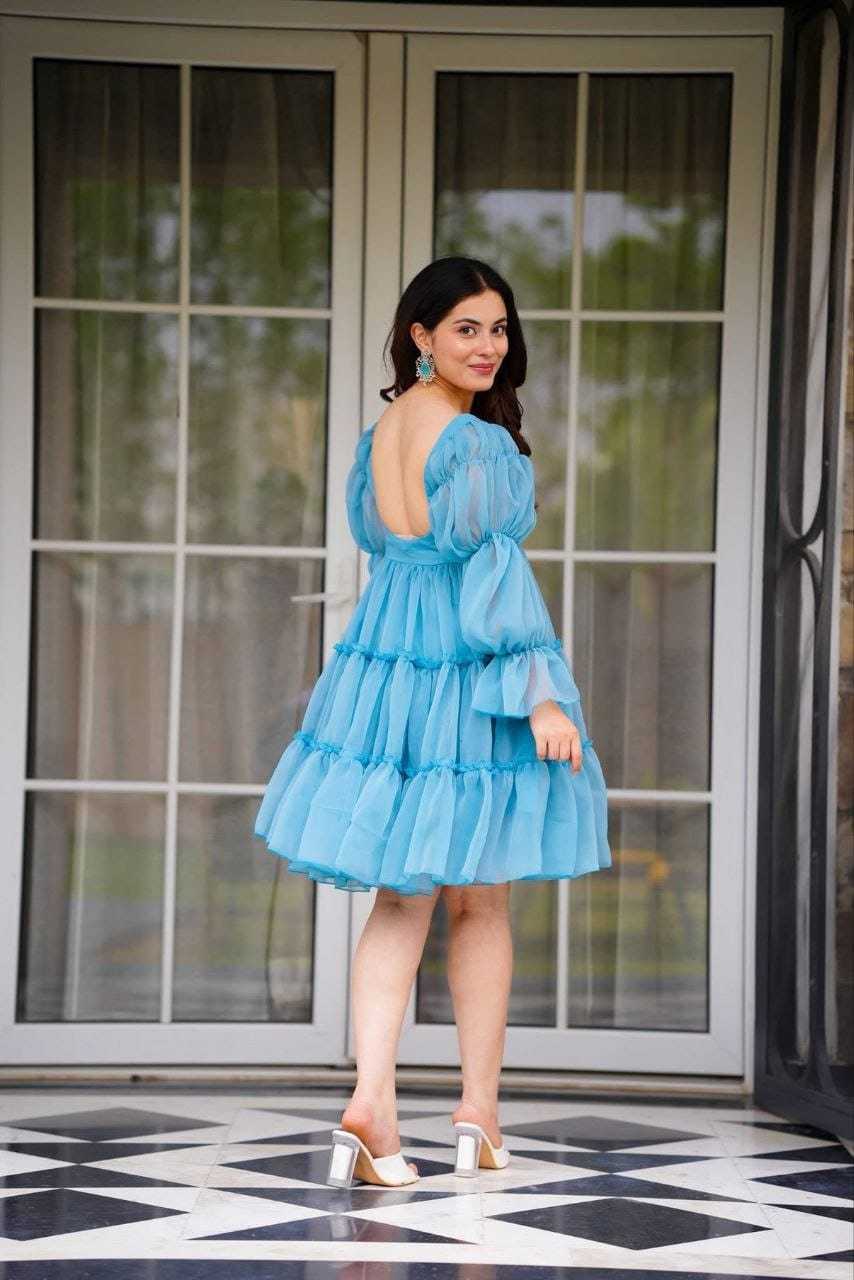 Faux Georgette Dress