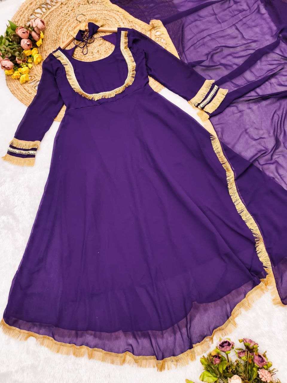Faux Georgette Suit