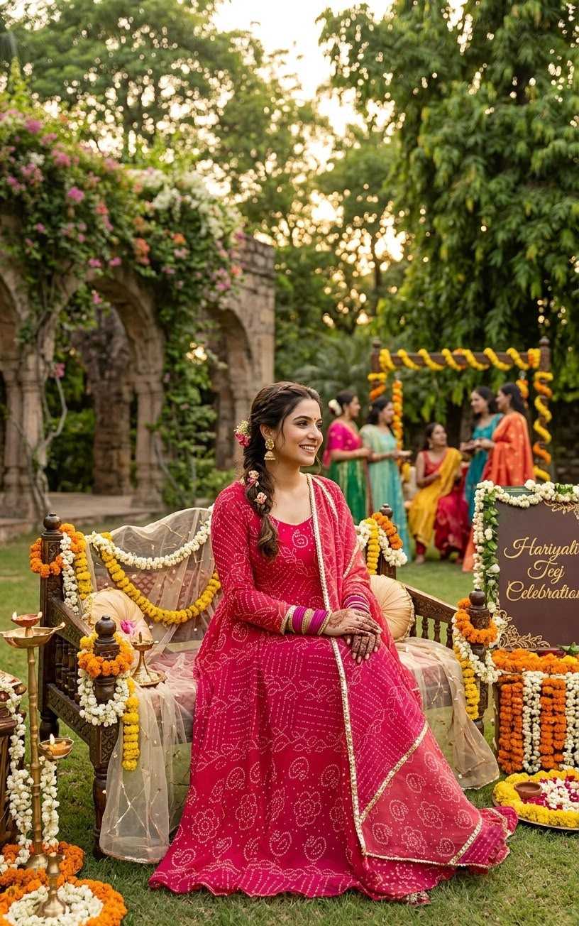 Faux Georgette Printed Gown