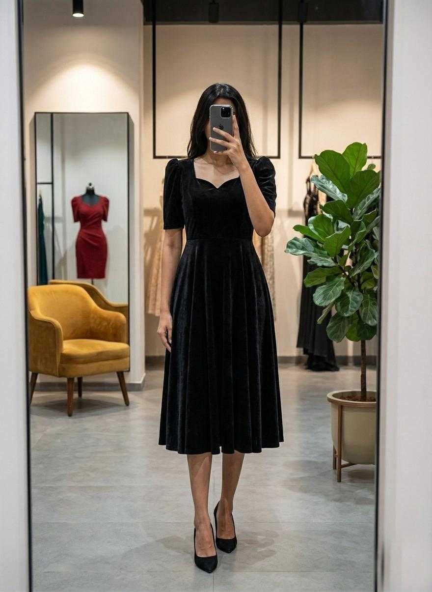 Velvet Designer Gown