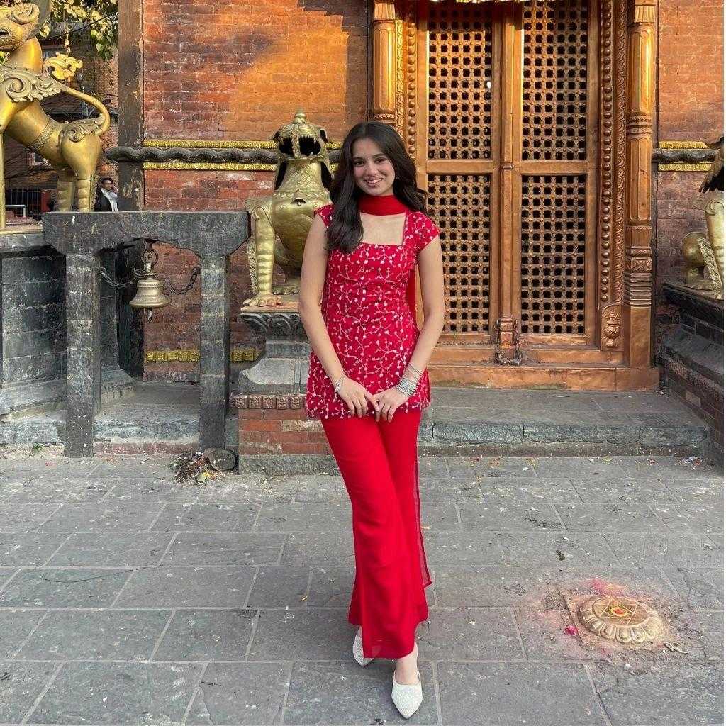 Georgette Sharara Salwar Suit