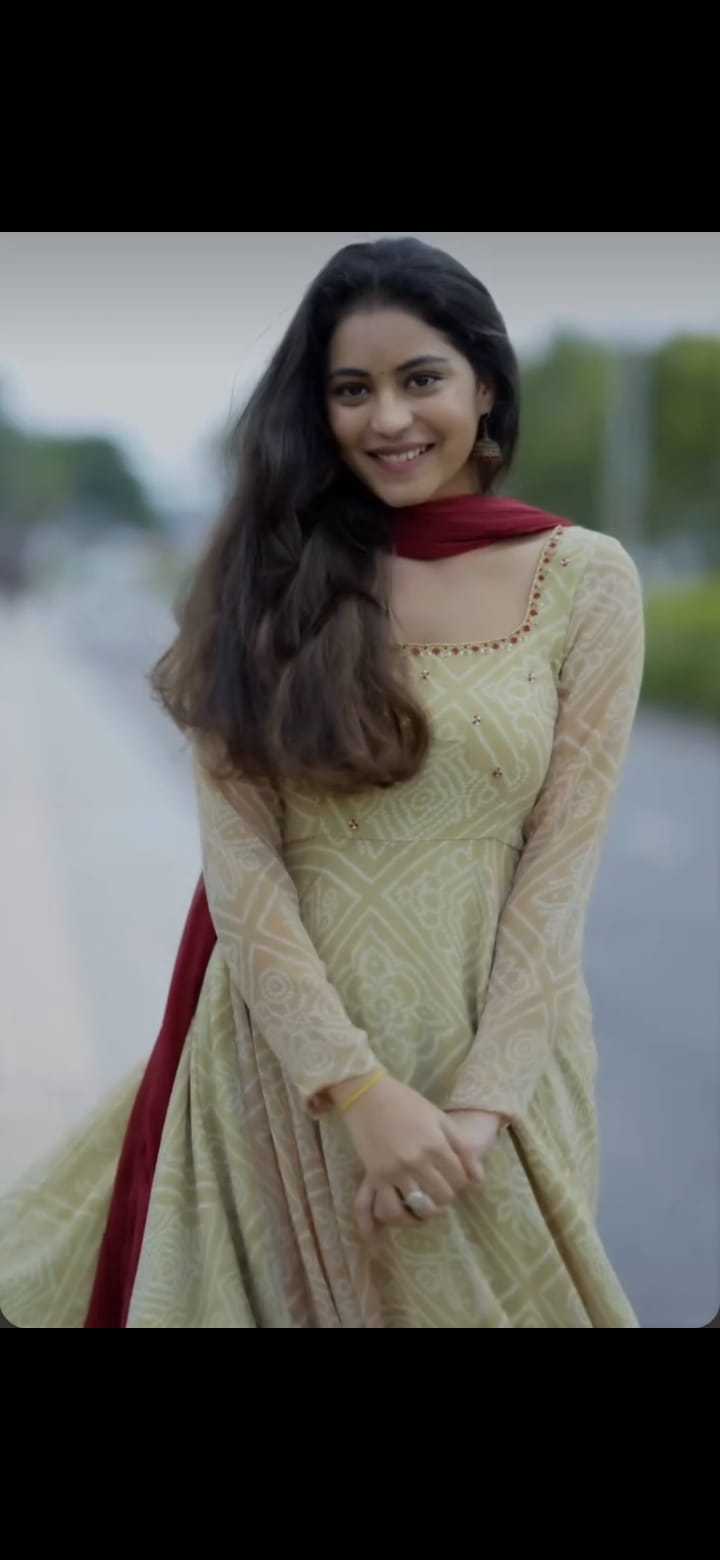 Faux Georgette Anarkali Gown
