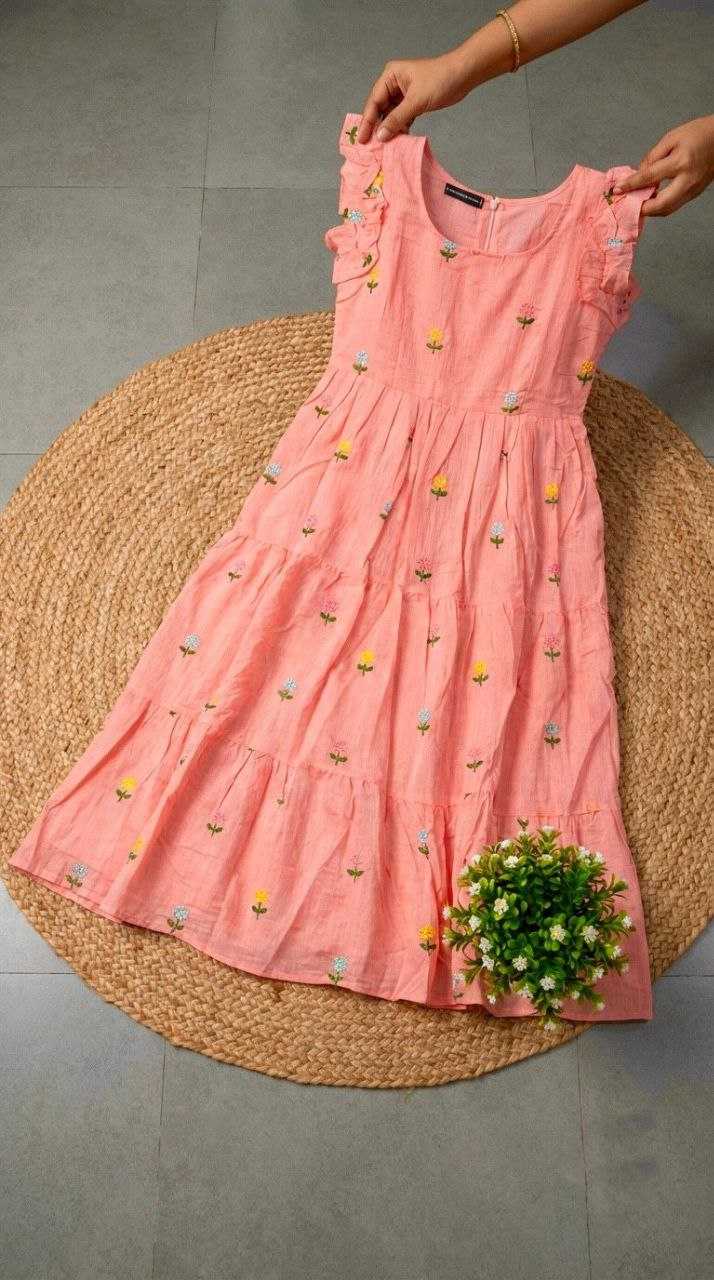 Chanderi Cotton Maxi Dress 205