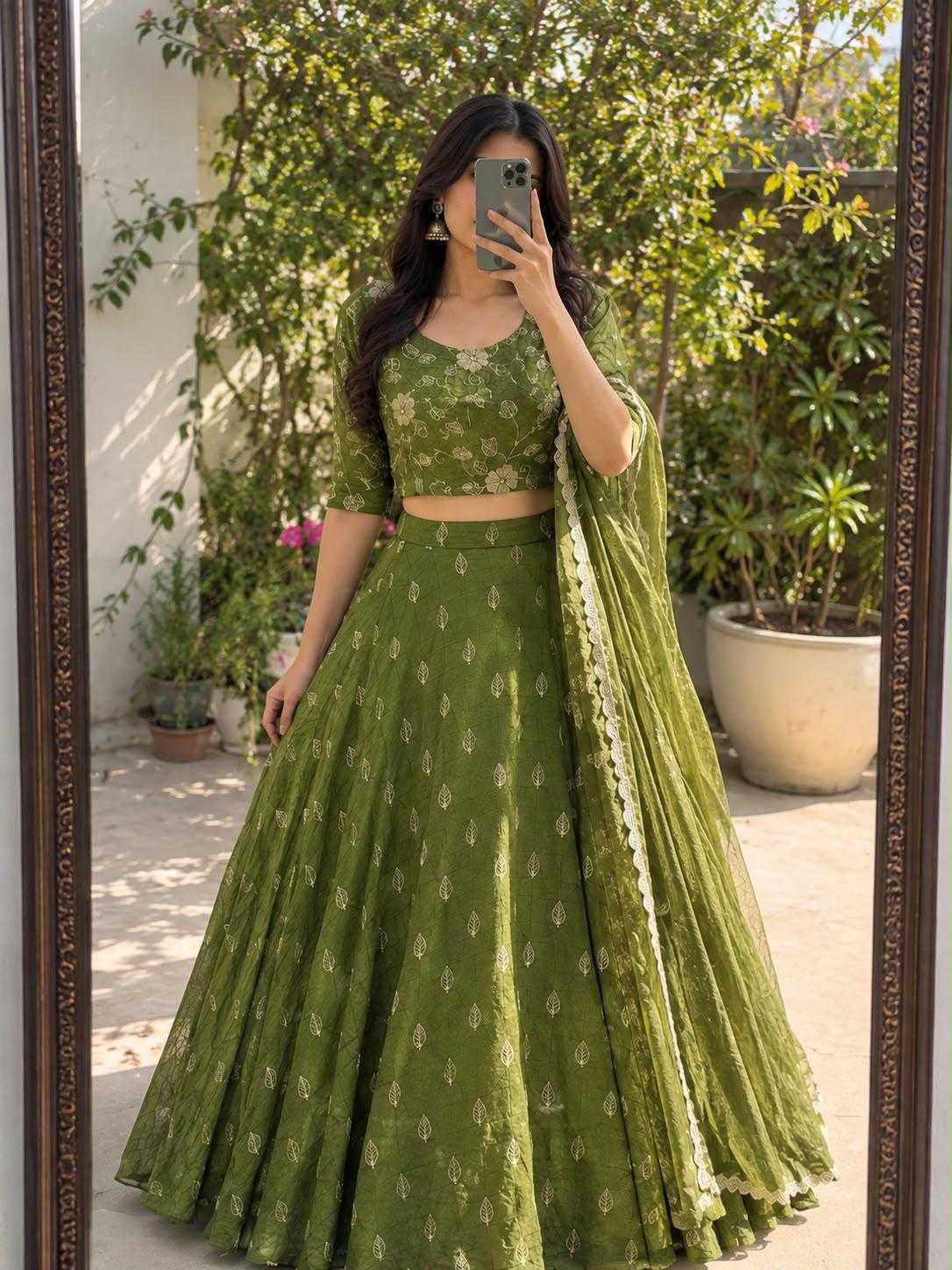 Rangoli Silk Designer Lehenga