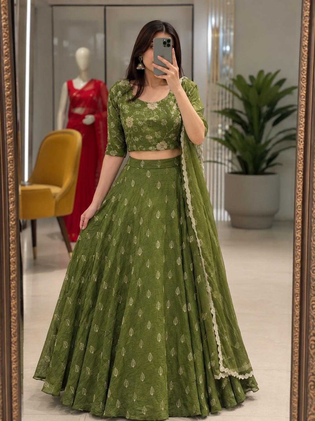 Rangoli Silk Designer Lehenga