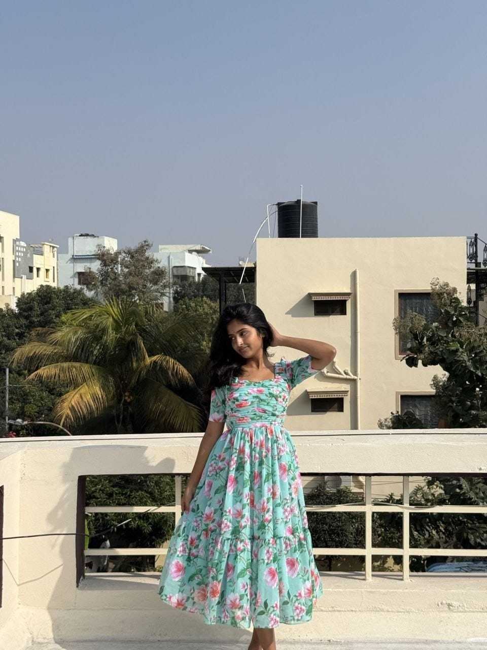 Chiffon Fancy Gown