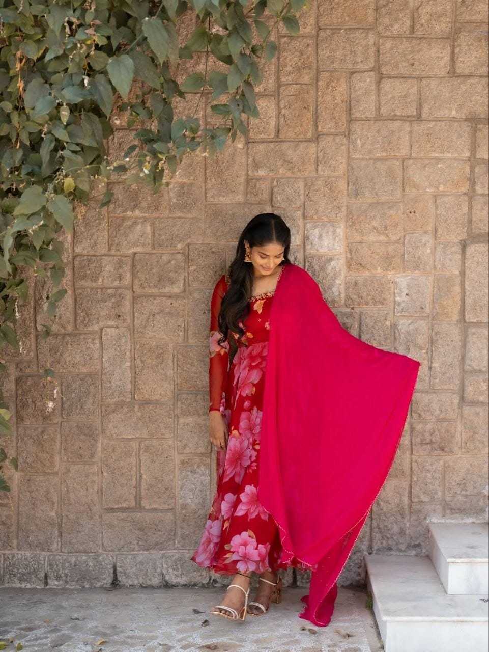 Chiffon Fancy Gown