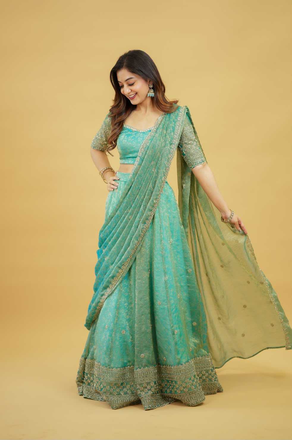 Space Silk Designer Lehenga 243