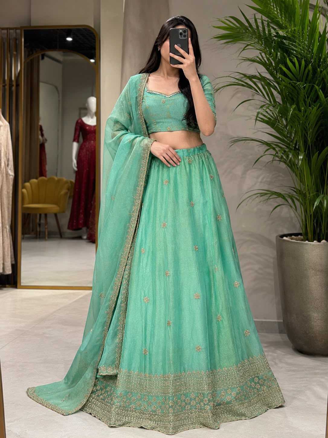 Space Silk Designer Lehenga 243