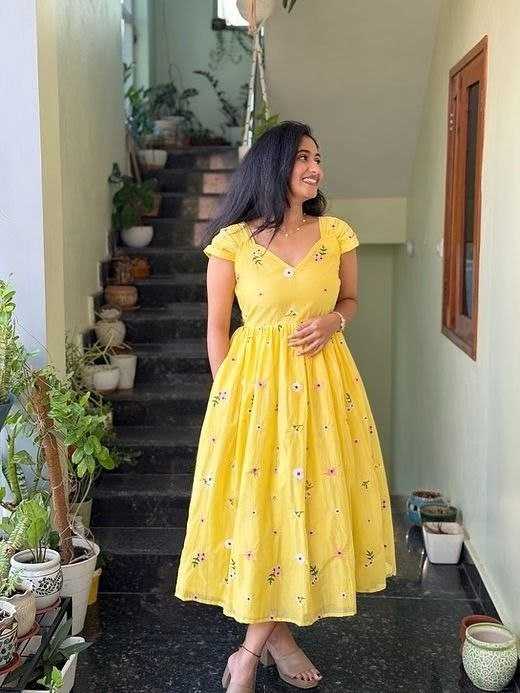 Cotton Printed Gown