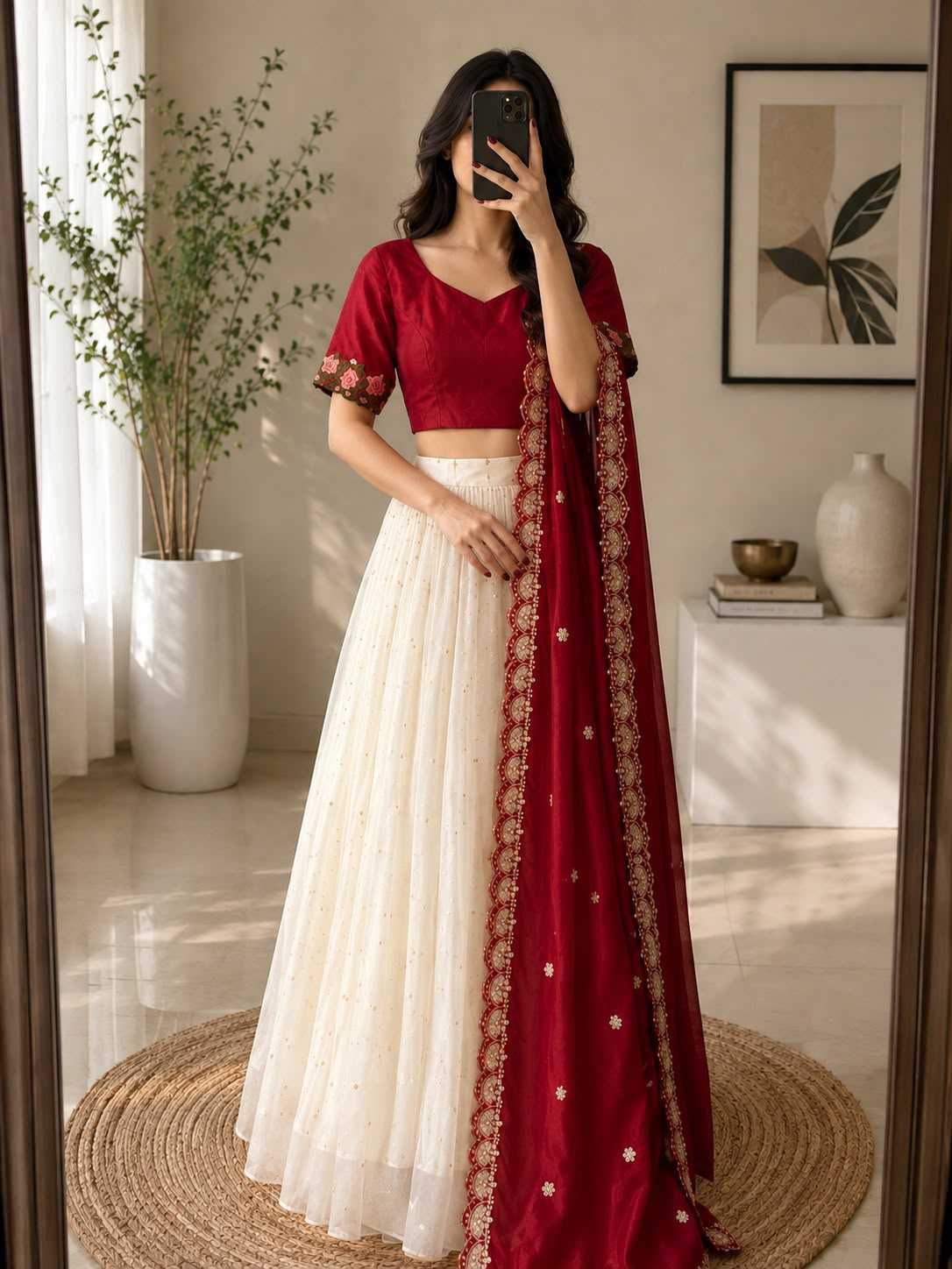 Vichitra Silk Designer Lehenga 244