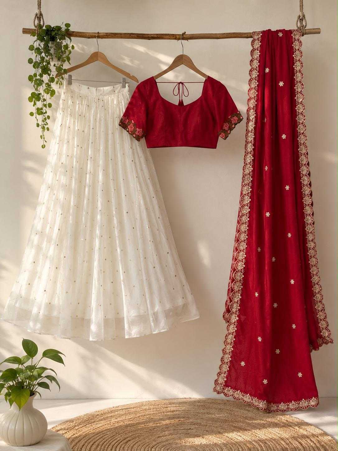 Vichitra Silk Lehenga 244