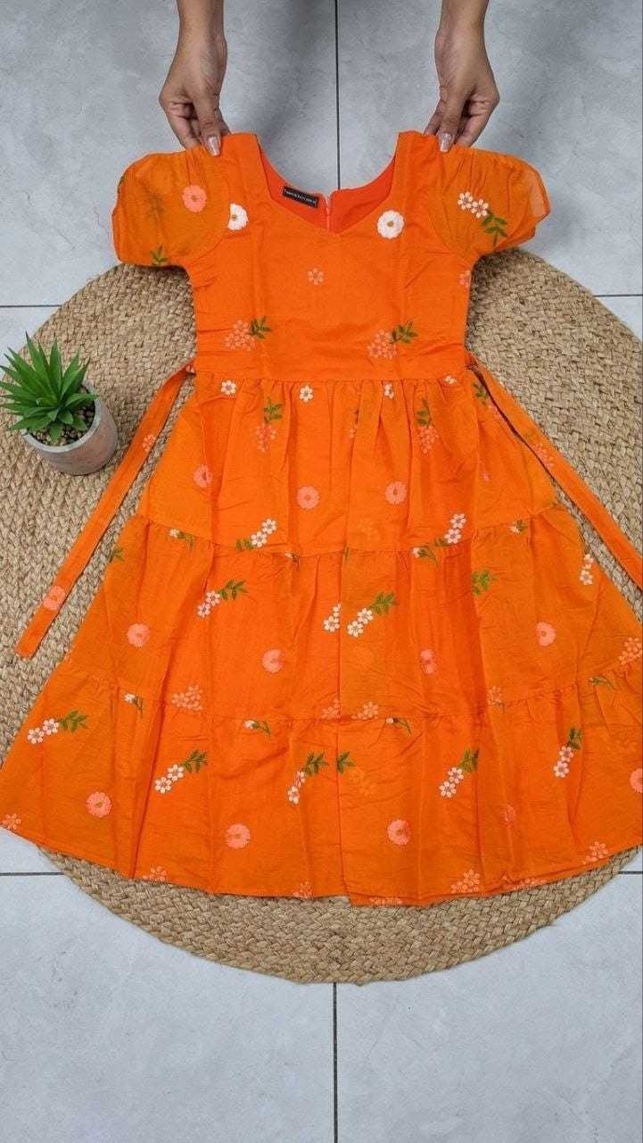 Chanderi Cotton Fancy Gown