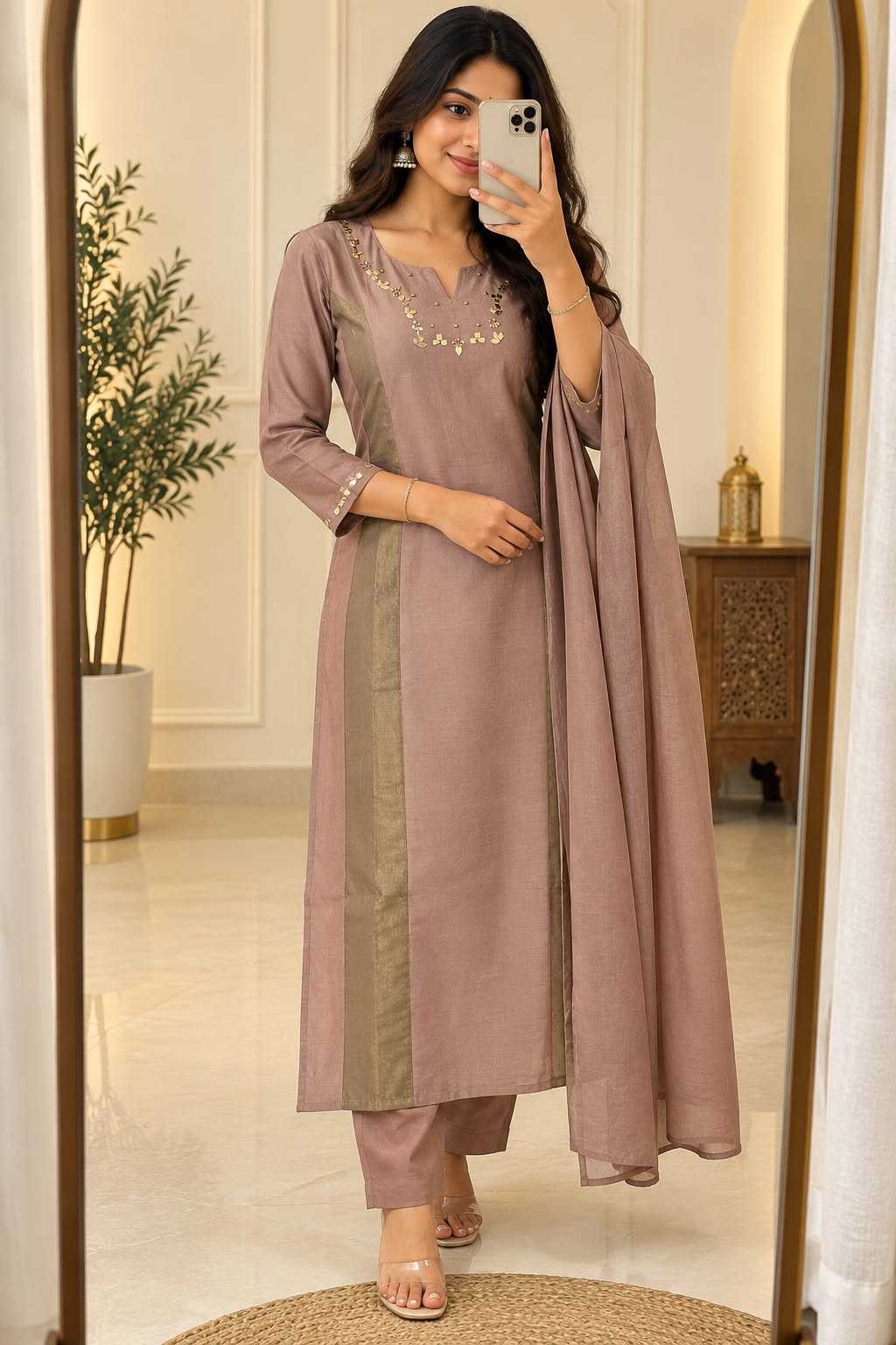 Heavy Roman Silk Party Wear Suit
