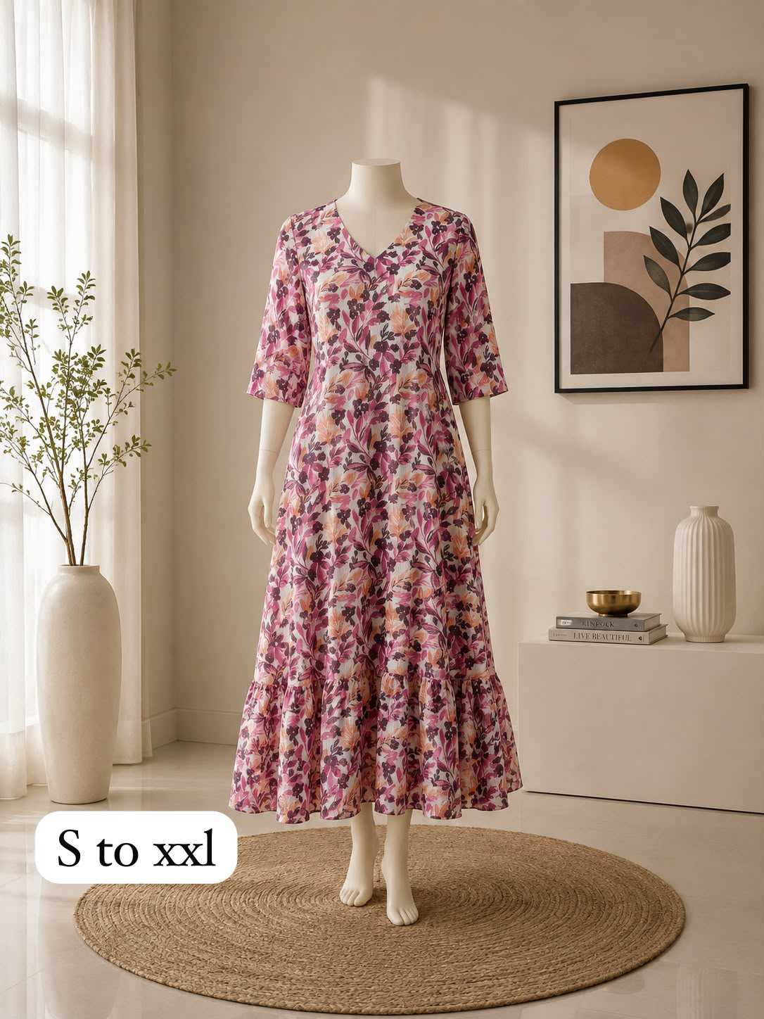 Aline Cotton Designer Suit