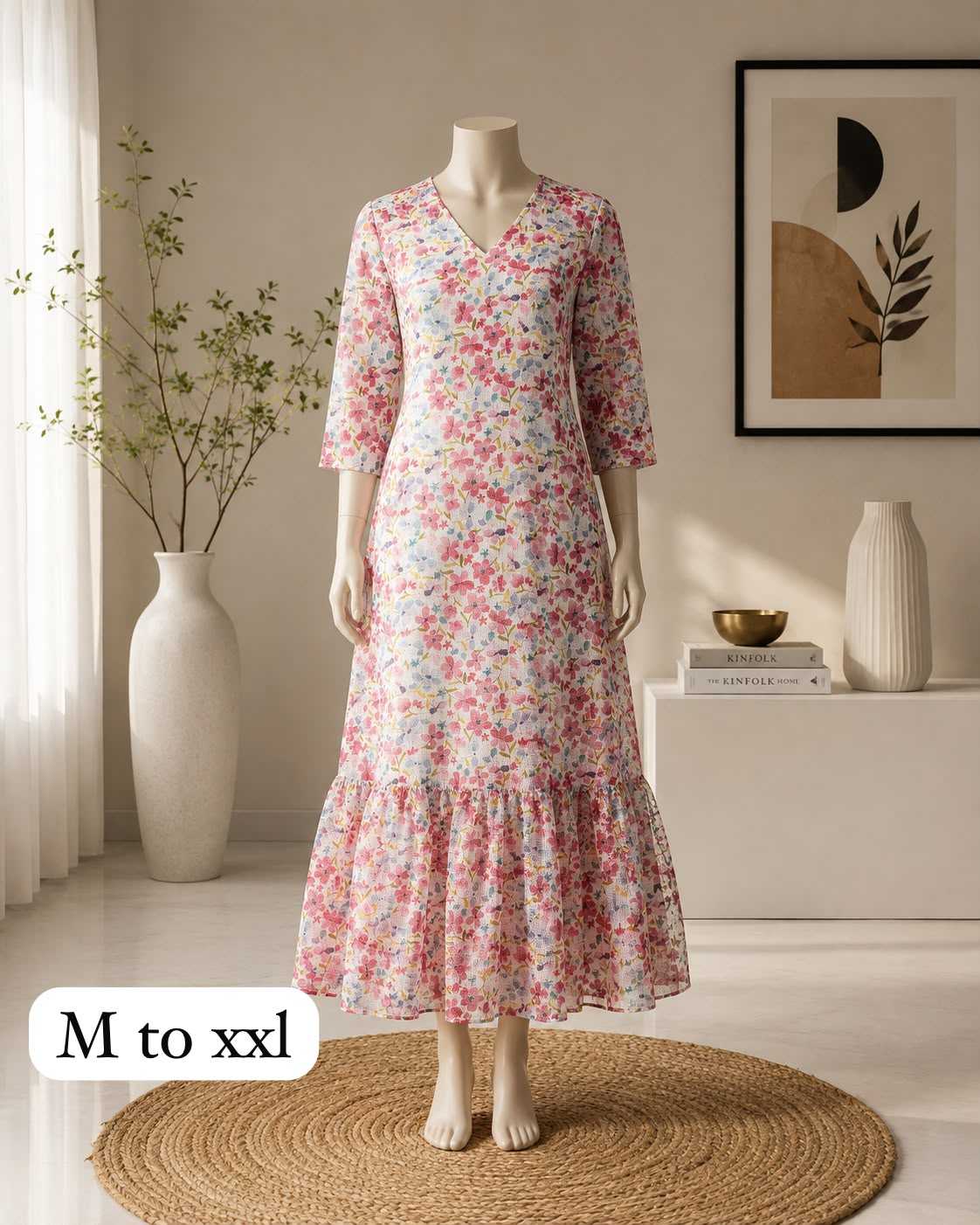 Aline Cotton Designer Suit