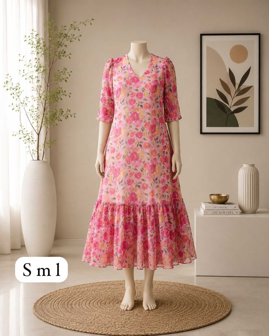 Aline Cotton Designer Suit