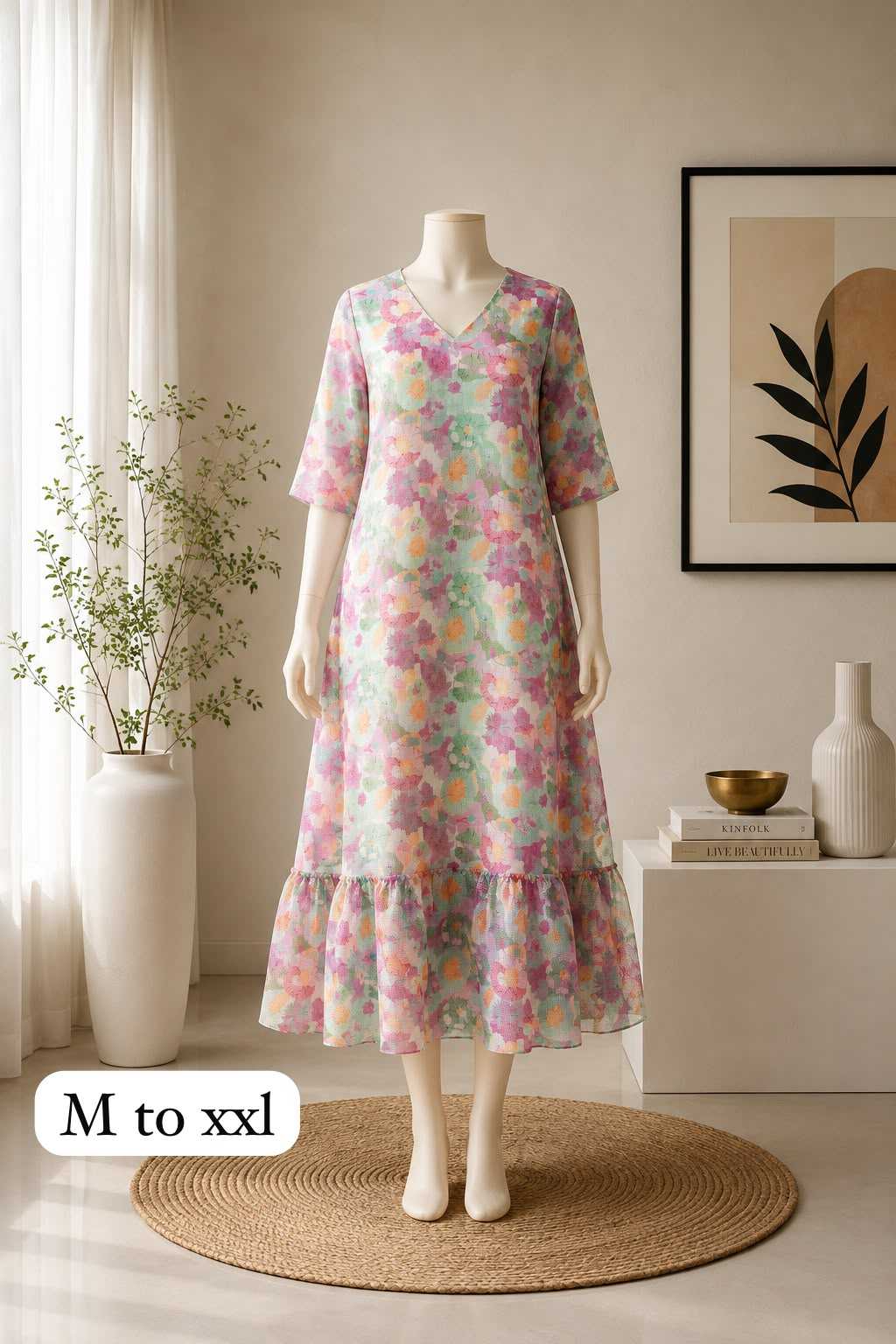Aline Cotton Designer Suit