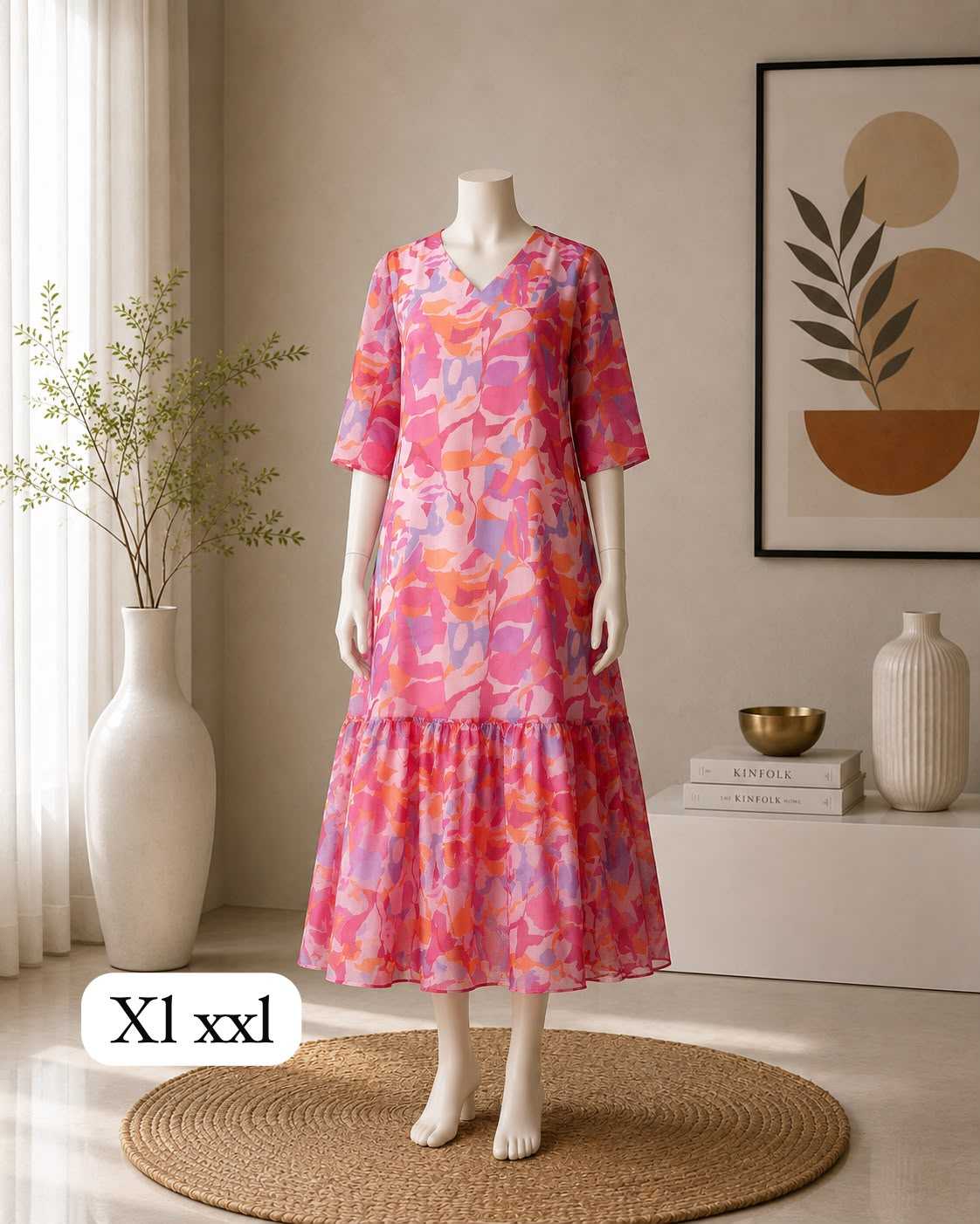 Aline Cotton Designer Suit