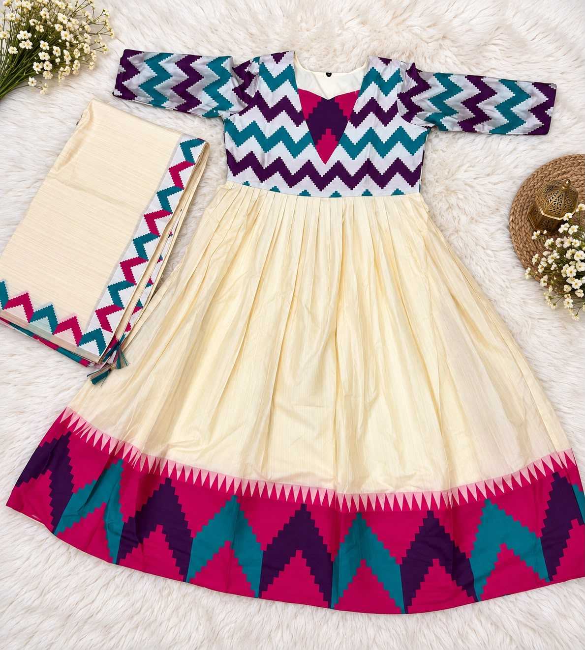 Anarkali Cotton Suit