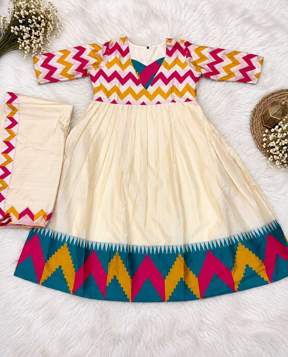 Anarkali Cotton Suit