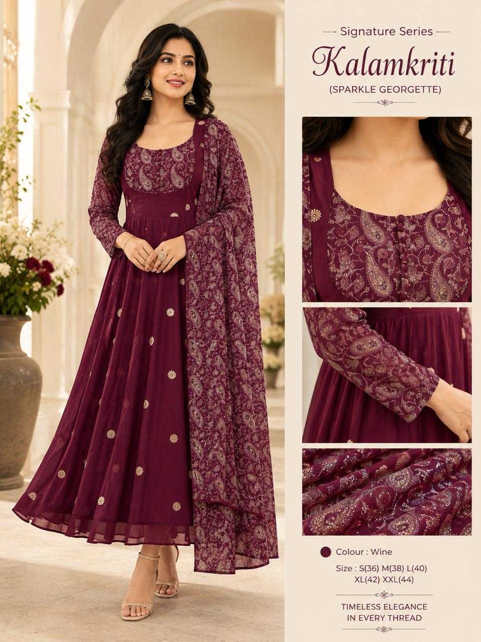 Athiya Rangoli Silk Cotton Suit
