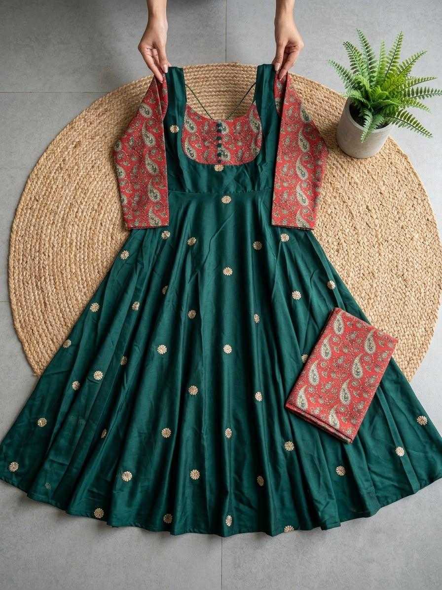 Athiya Rangoli Silk Cotton Suit