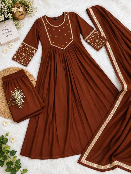 Avani Chanderi Soft Designer Kurti