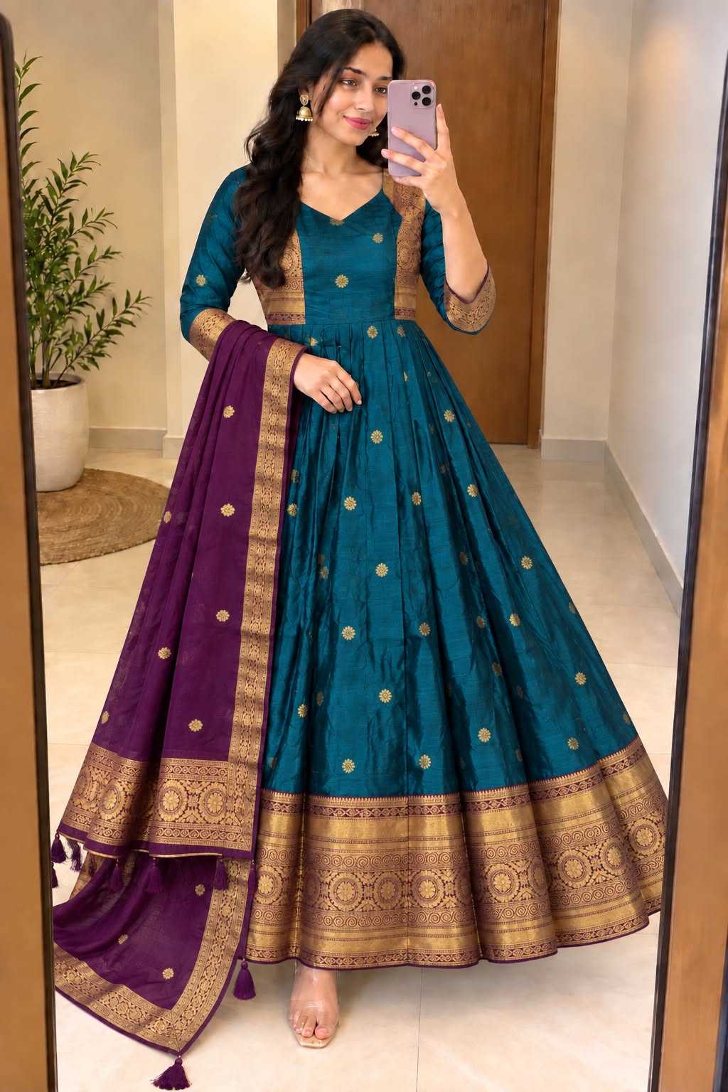 Before Silk Cotton Suit