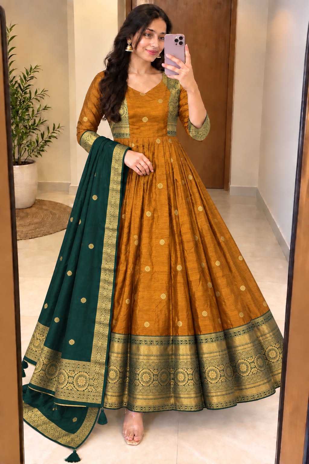 Before Silk Cotton Suit