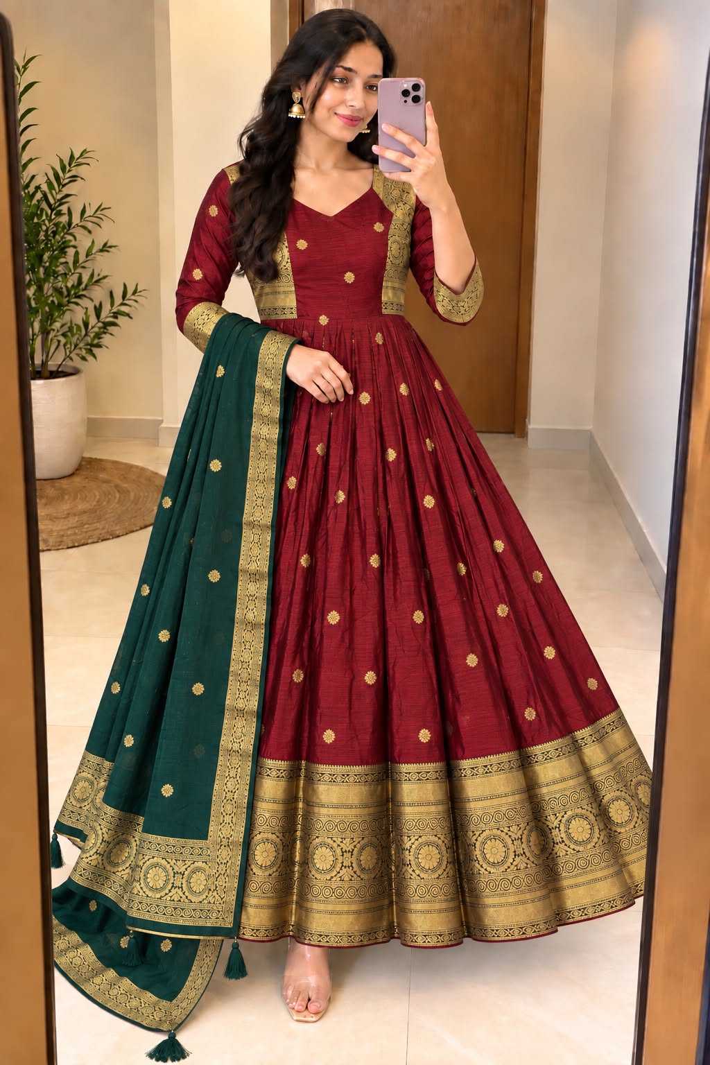 Before Silk Cotton Suit