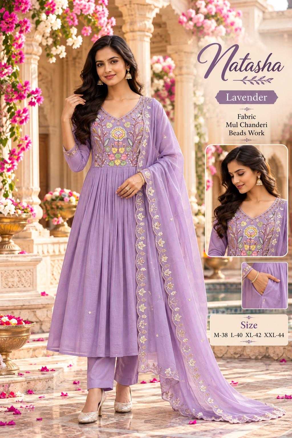 Best Chanderi Cotton Embroidery Suit