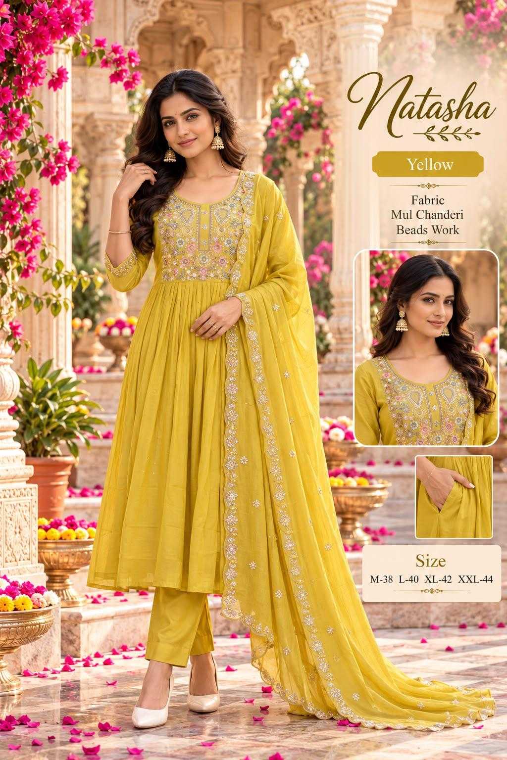 Best Chanderi Cotton Embroidery Suit