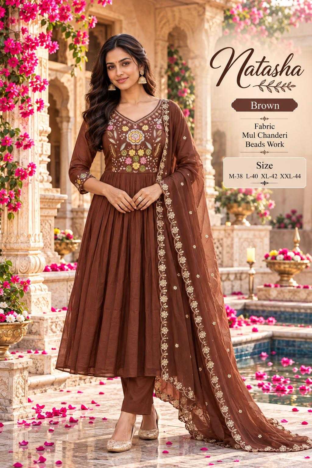 Best Chanderi Cotton Embroidery Suit
