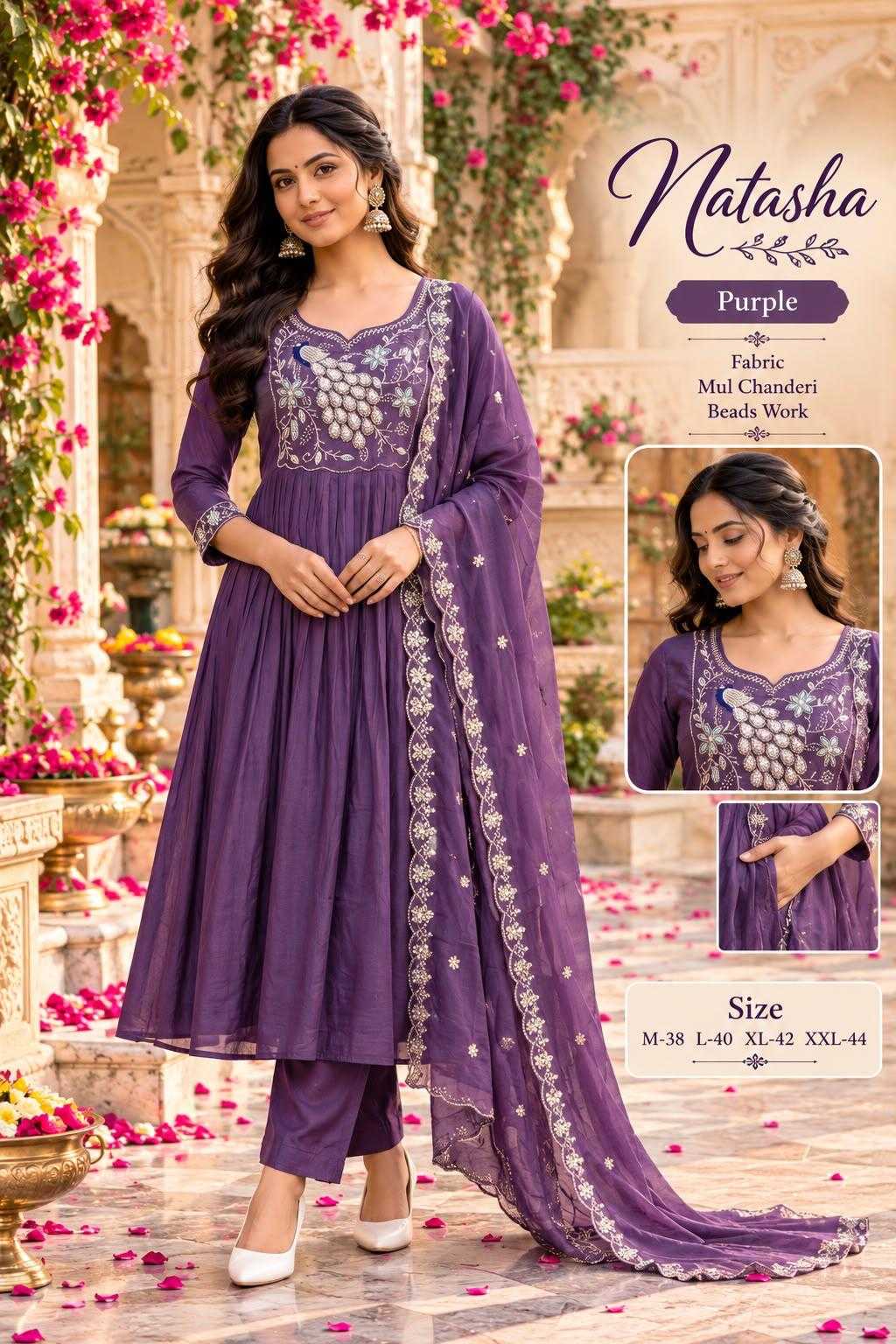 Best Chanderi Cotton Embroidery Suit