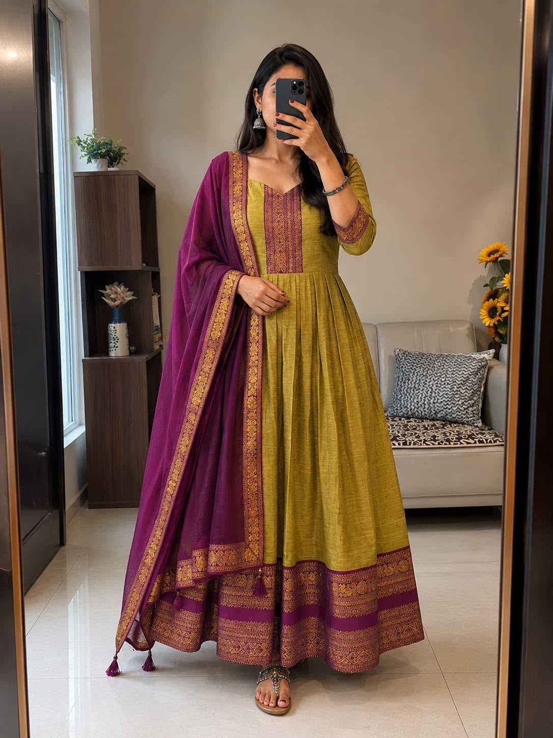 Bloo Cotton Party Gown