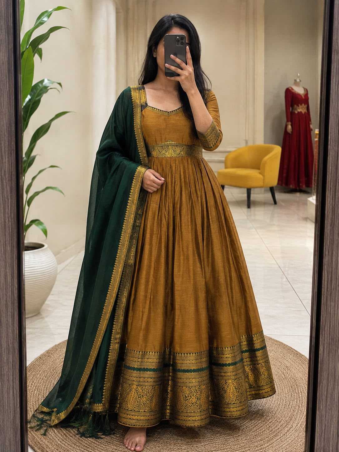 Bloo Cotton Party Gown