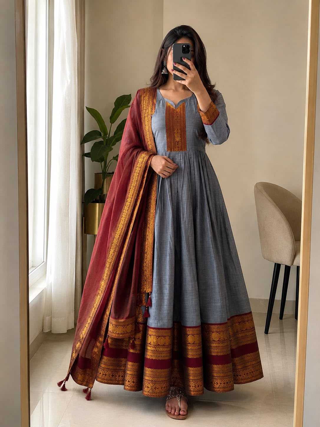 Bloo Cotton Party Gown