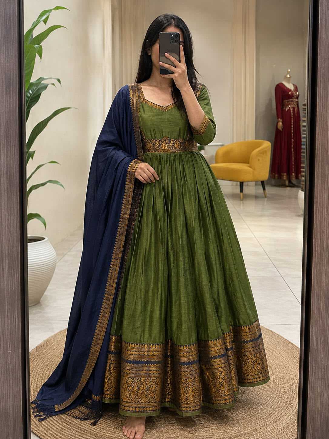 Bloo Cotton Party Gown