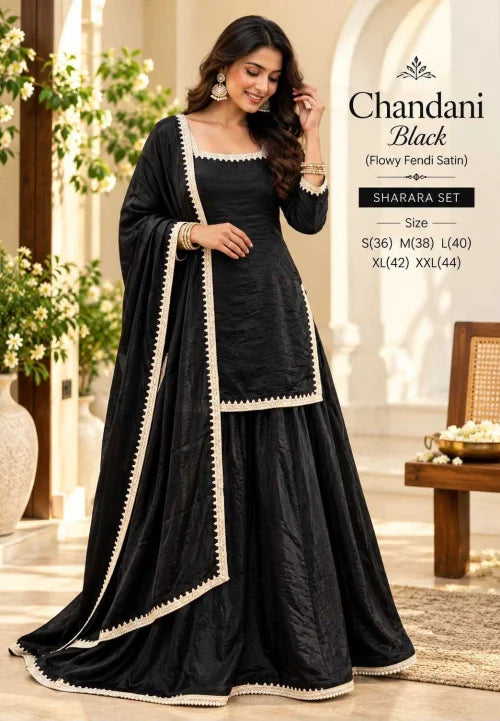 Chandani Space Silk Embroidery Suit