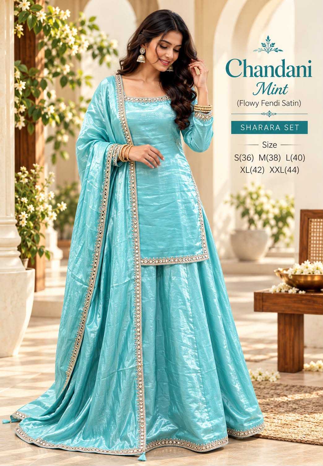 Chandani Space Silk Embroidery Suit
