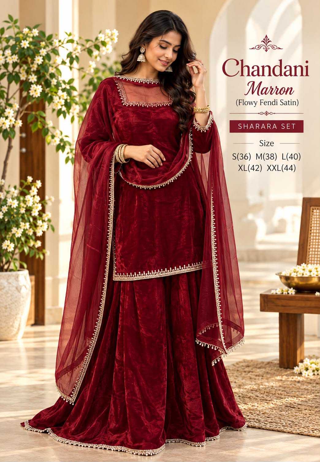 Chandani Space Silk Embroidery Suit