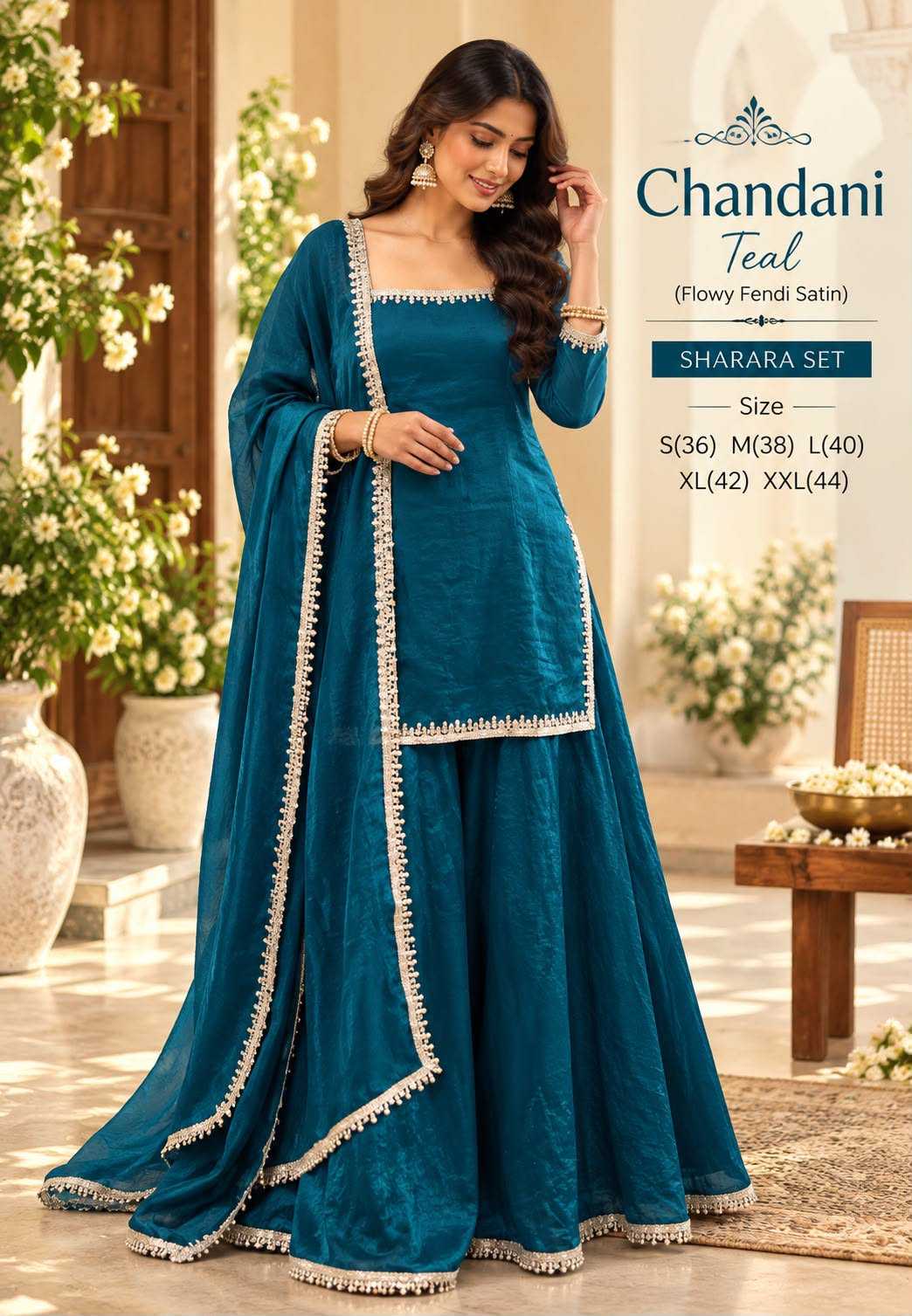 Chandani Space Silk Embroidery Suit