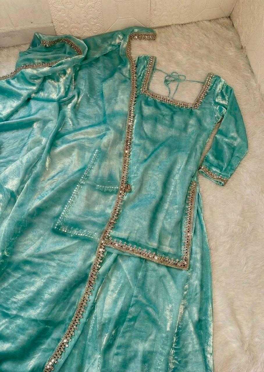 Chandani Space Silk Sharara Salwar Suit