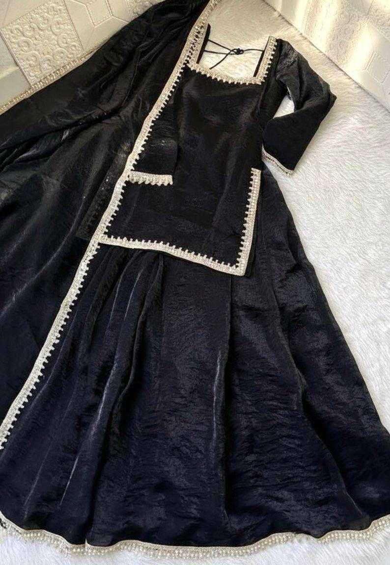 Chandani Space Silk Sharara Salwar Suit