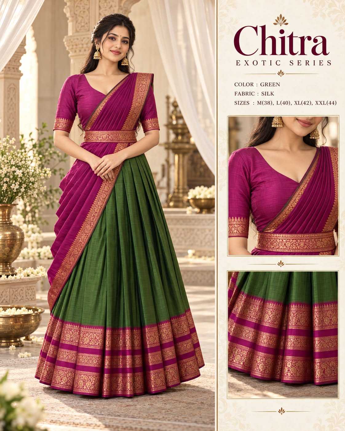 Chitra Cotton Designer Lehenga