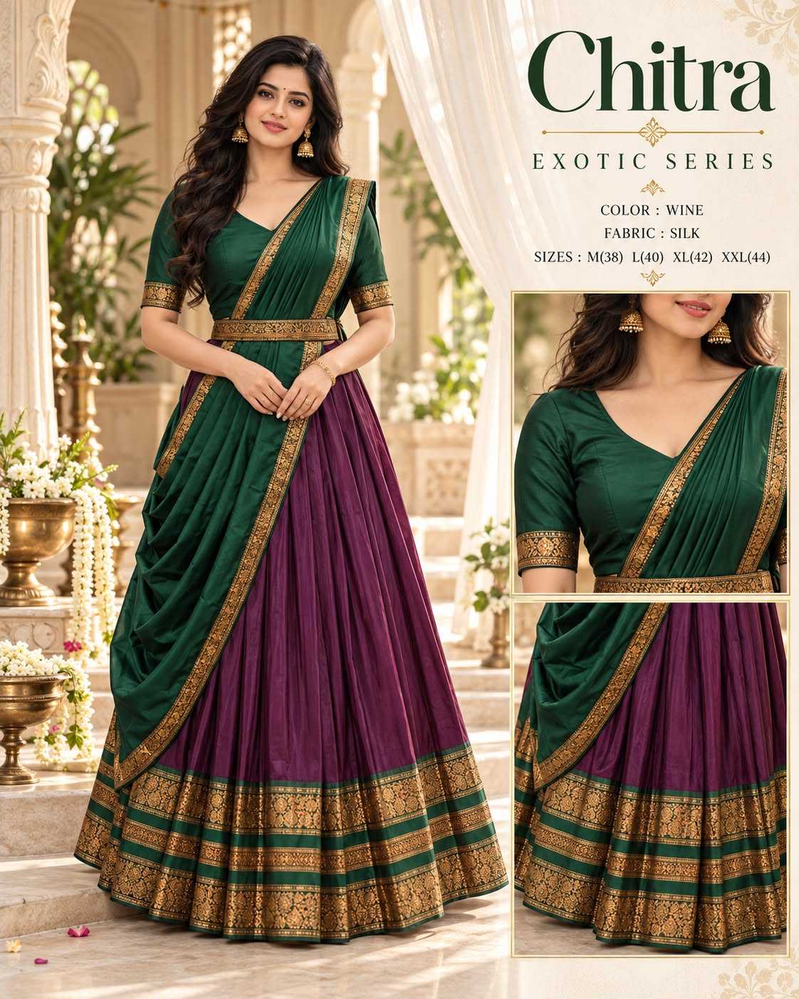 Chitra Cotton Designer Lehenga