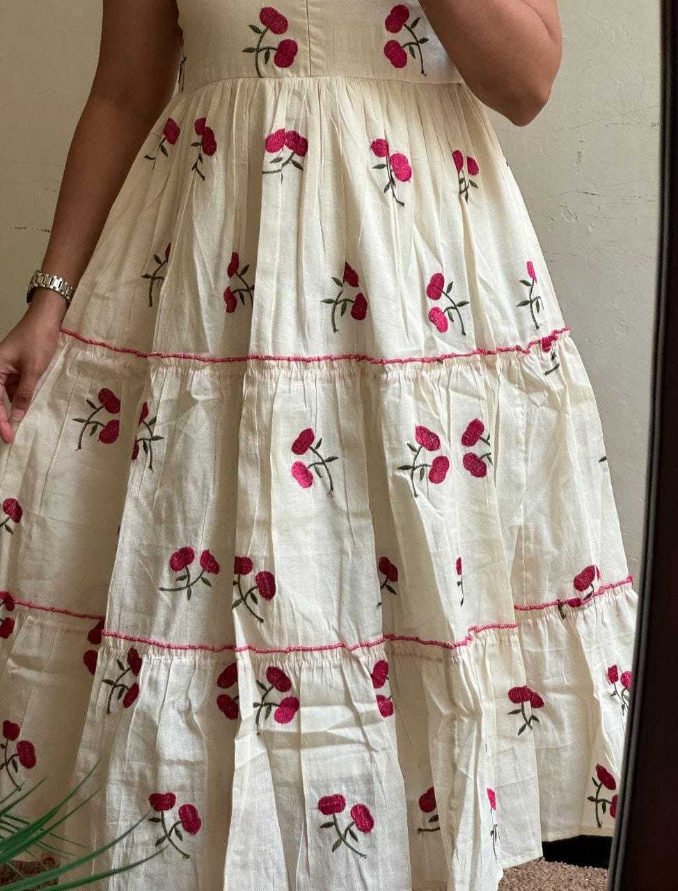Chanderi Cotton Fancy Gown