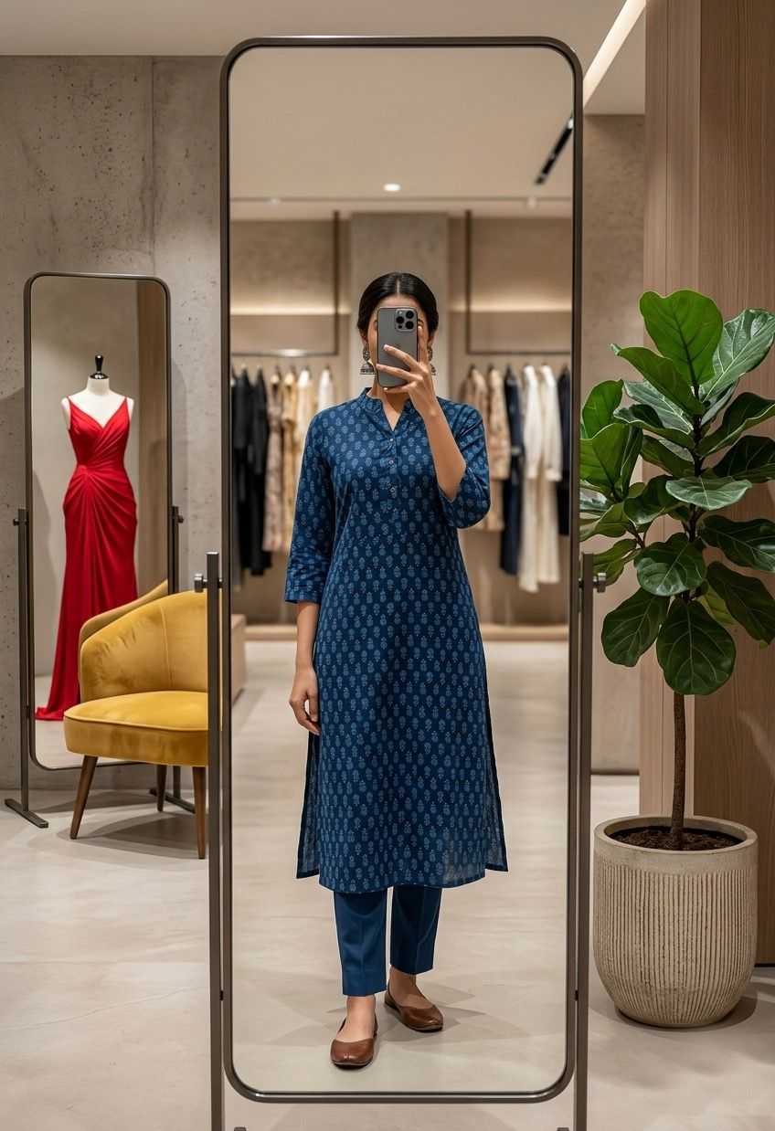 Evara Cotton Designer Kurti