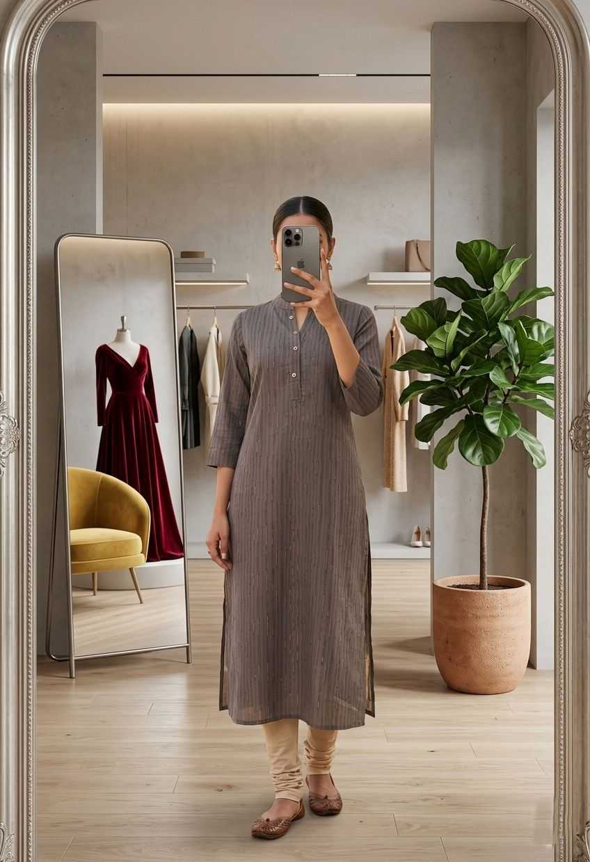 Evara Cotton Designer Kurti